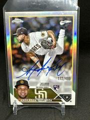 Anderson Espinoza [Refractor] #RA-AE Baseball Cards 2023 Topps Chrome Rookie Autographs Prices