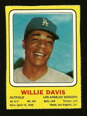 Willie Davis [Hand Cut] Baseball Cards 1969 Transogram Prices