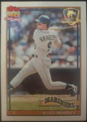 Scott Bradley #38 Baseball Cards 1991 Topps Desert Shield Prices