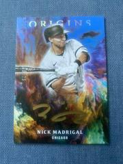Nick Madrigal [Gold Gold Ink] #OS-NM Baseball Cards 2021 Panini Chronicles Origins Signatures Prices
