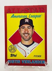 Justin Verlander [Red] #88AS-18 Baseball Cards 2023 Topps 1988 All Star Prices