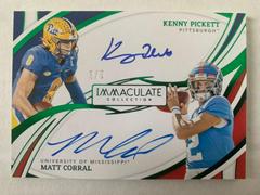 Kenny Pickett, Matt Corral #DA-KM Football Cards 2022 Panini Immaculate Collegiate Dual Autographs Prices