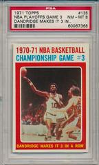 NBA Playoffs Game 3: Dandridge Makes It 3 Basketball Cards 1971 Topps Prices