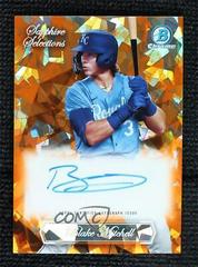 Blake Mitchell [Orange Refractor] #SSA-BM Baseball Cards 2023 Bowman Draft Chrome Sapphire Selections Autograph Prices