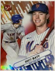 Brett Baty [Red] Baseball Cards 2023 Topps Pristine Fresh Faces Prices