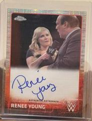 Renee Young [Pulsar] Wrestling Cards 2015 Topps Chrome WWE Autographs Prices