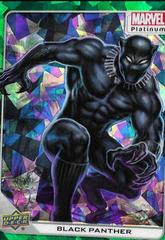 Black Panther [Green Crackle] Marvel 2023 Upper Deck Platinum Prices