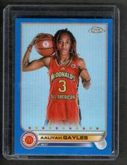 Aaliyah Gayles [Blue] #90 Basketball Cards 2022 Topps Chrome McDonald's All-American Prices