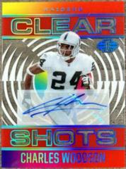 Charles Woodson [Signature Red] Football Cards 2021 Panini Illusions Clear Shots Prices