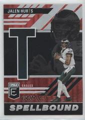 Jalen Hurts [Red] #SB-JH4 Football Cards 2023 Panini Donruss Elite Spellbound Prices