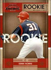 Derek Norris #20 Baseball Cards 2008 Playoff Contenders Prices