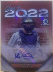 Kevin Parada [Red] #C22A-KP Baseball Cards 2022 Bowman Draft Class of Autographs Prices