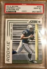 Andrew Luck [Scrambling] #304 Football Cards 2012 Panini Score Prices