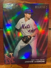 Jacob deGrom [Rainbow Foil] Baseball Cards 2022 Topps X Steve Aoki Prices