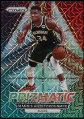 Giannis Antetokounmpo [Mojo] #5 Basketball Cards 2022 Panini Prizm Prizmatic Prices