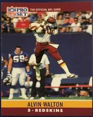 Alvin Walton Football Cards 1990 Pro Set Prices