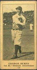 George Burns #19 Baseball Cards 1916 M101 4 Sporting News Prices