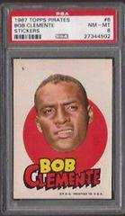 Bob Clemente Baseball Cards 1967 Topps Pirates Stickers Prices