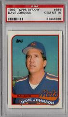 Dave Johnson #684 Baseball Cards 1989 Topps Tiffany Prices