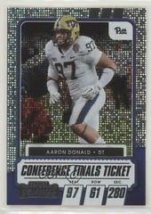Aaron Donald [Conference Finals Ticket] #80 Football Cards 2021 Panini Contenders Draft Picks Prices