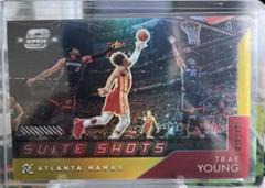 Trae Young [Gold] Basketball Cards 2021 Panini Contenders Optic Suite Shots Prices