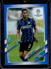Achraf Hakimi [Blue] #31 Soccer Cards 2020 Topps Chrome UEFA Champions League Prices