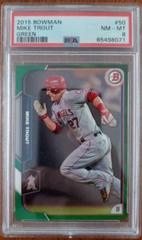 Mike Trout [Green] #50 Baseball Cards 2015 Bowman Prices