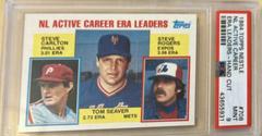 NL Active Career ERA Leaders #708 Baseball Cards 1984 Topps Nestle Prices