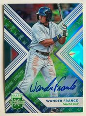 Wander Franco [Autograph Aspirations Tie Dye] #67 Baseball Cards 2018 Panini Elite Extra Edition Prices