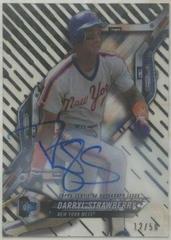 Darryl Strawberry [Autograph Black Orbit Diffractor] #HT-DST Baseball Cards 2018 Topps High Tek Prices