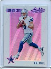 Mike White #MW Football Cards 2018 Panini Absolute Introductions Prices