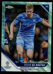 Kevin De Bruyne [Aqua Wave Refractor] Soccer Cards 2021 Topps Chrome UEFA Champions League Prices