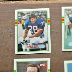 Greg Cox Football Cards 1989 Topps Traded Prices