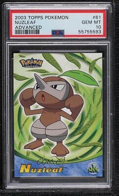 Nuzleaf #61 Prices | Pokemon 2003 Topps Advanced | Pokemon Cards