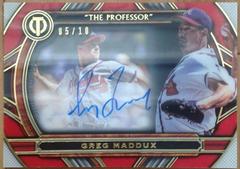 Greg Maddux [Red] #TTN-GM Baseball Cards 2023 Topps Tribute to Nicknames Autographs Prices