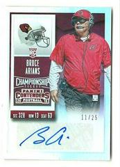Bruce Arians [Autograph] Football Cards 2015 Panini Contenders Prices