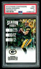 Aaron Rodgers [Cracked Ice Ticket] #33 Football Cards 2016 Panini Contenders Prices