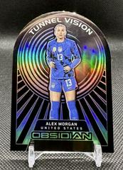 Alex Morgan [Purple] #25 Soccer Cards 2022 Panini Obsidian Tunnel Vision Prices