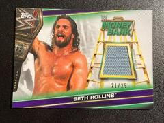 Seth Rollins [Purple] Wrestling Cards 2019 Topps WWE Money in the Bank Mat Relics Prices