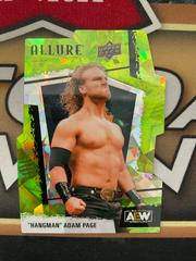 Hangman Adam Page [Green Rainbow] #2 Wrestling Cards 2022 Upper Deck Allure AEW Prices