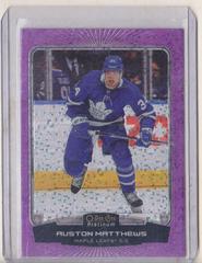 Auston Matthews [Violet Pixels] Hockey Cards 2022 O Pee Chee Platinum Previews Prices