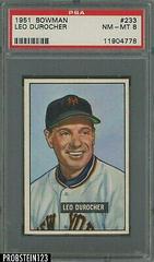Leo Durocher #233 Baseball Cards 1951 Bowman Prices