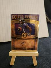 Zay Flowers #GD-9 Football Cards 2023 Panini Gold Standard Golden Debuts Autographs Prices