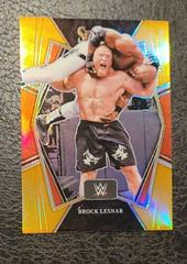 Brock Lesnar [Orange Prizm] Wrestling Cards 2022 Panini Select WWE Prices
