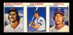 Buddy Bell, Dave Kingman, Dennis Eckersley [Hand Cut Panel] Baseball Cards 1979 Hostess Prices