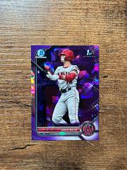 Zach Neto [Sapphire Purple] #BDC-18 Baseball Cards 2022 Bowman Draft Chrome Prices
