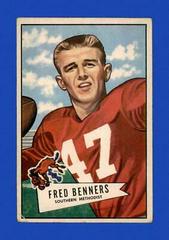 Fred Benners Football Cards 1952 Bowman Large Prices