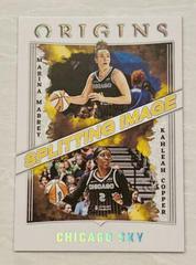 Marina Mabrey, Kahleah Copper #12 Basketball Cards 2023 Panini Origins WNBA Splitting Image Prices