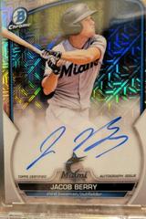 Jacob Berry #BMA-JBY Baseball Cards 2023 Bowman Chrome Prospect Mega Box Autographs Prices