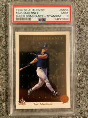 Tino Martinez [Titanium] #SD39 Baseball Cards 1998 SP Authentic Sheer Dominance Prices